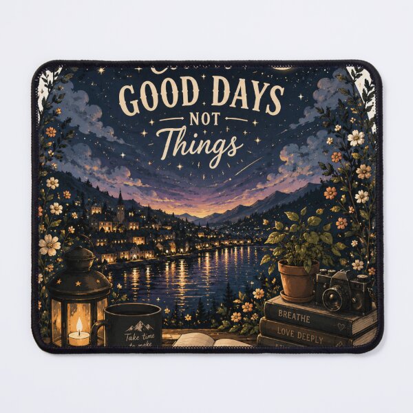 Item preview, Collect Good Days Not Things Nightscape Art designed and sold by CartRex.