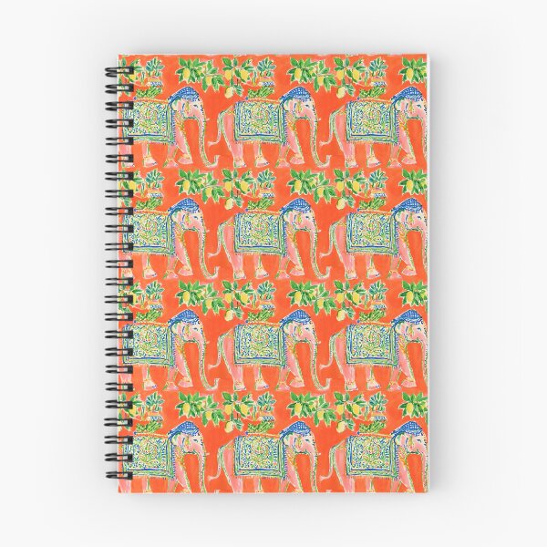 Item preview, Preppy elephants and lemons on prange designed and sold by SophieClimaArt.