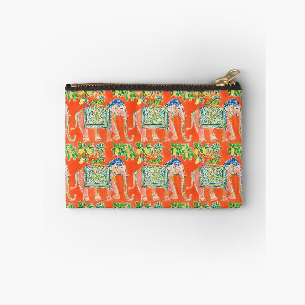 Item preview, Preppy elephants and lemons on prange designed and sold by SophieClimaArt.