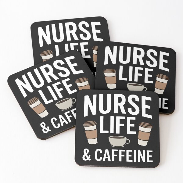 Item preview, Nurse Life and Caffeine Funny Coffee Lover Nurse designed and sold by fawzimorsy.