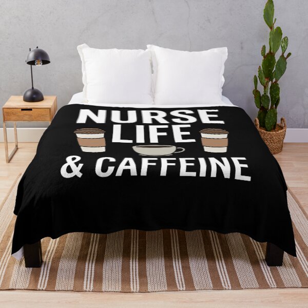 Item preview, Nurse Life and Caffeine Funny Coffee Lover Nurse designed and sold by fawzimorsy.