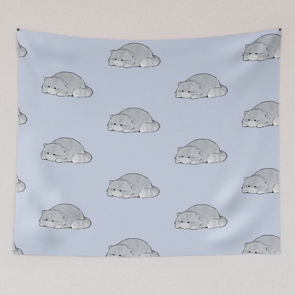 Item preview, Cute Sleeping Gray Kitten Illustration designed and sold by jianina-alondra.