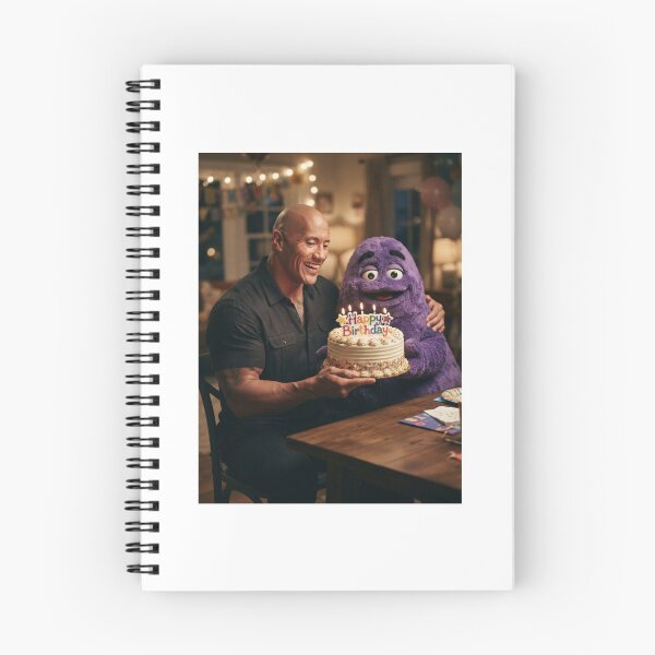 Item preview, Dwayne johnson the rock grimace Ronald mcdonald mcdonalds meme memes funny parody christmas birthday  designed and sold by CheeseBlueprint.