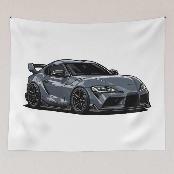 Item preview, A90 MK5 Spra CU Later Gray Metallic Mini JDM Sports Car designed and sold by VenZolic.