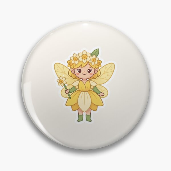 Item preview, Daffodil Fairy – Cute Cymru Kawaii designed and sold by Cerys-GS.