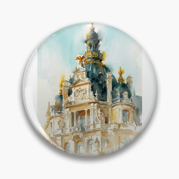 Item preview, Grand Hotel Metropole Antwerp Watercolor designed and sold by caracatita75.