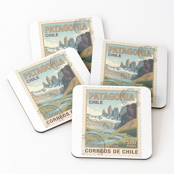 Item preview, Patagonia Torres Del Paine Chile Vintage Travel Stamp designed and sold by k3rstman1.