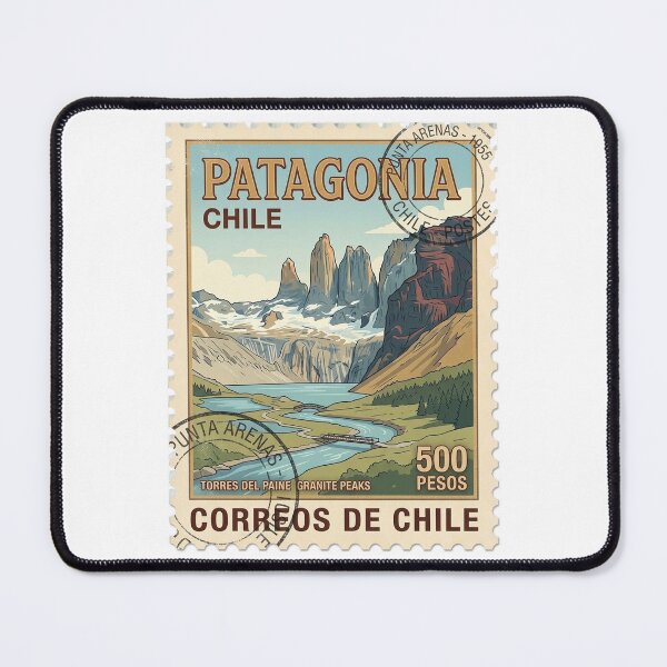 Item preview, Patagonia Torres Del Paine Chile Vintage Travel Stamp designed and sold by k3rstman1.