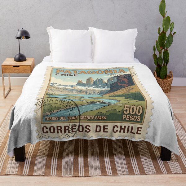 Item preview, Patagonia Torres Del Paine Chile Vintage Travel Stamp designed and sold by k3rstman1.