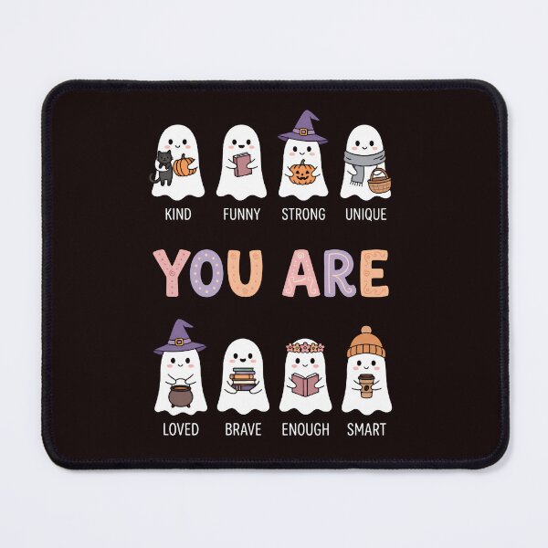 Item preview, You Are Brave Kind Cute Ghost School Counselor Halloween designed and sold by w66aboo.