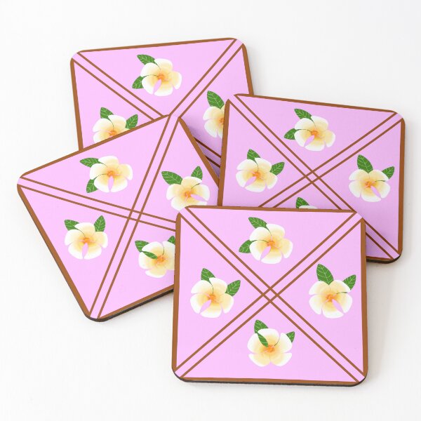 Item preview, Plumeria Tile Design designed and sold by Tinta .co.