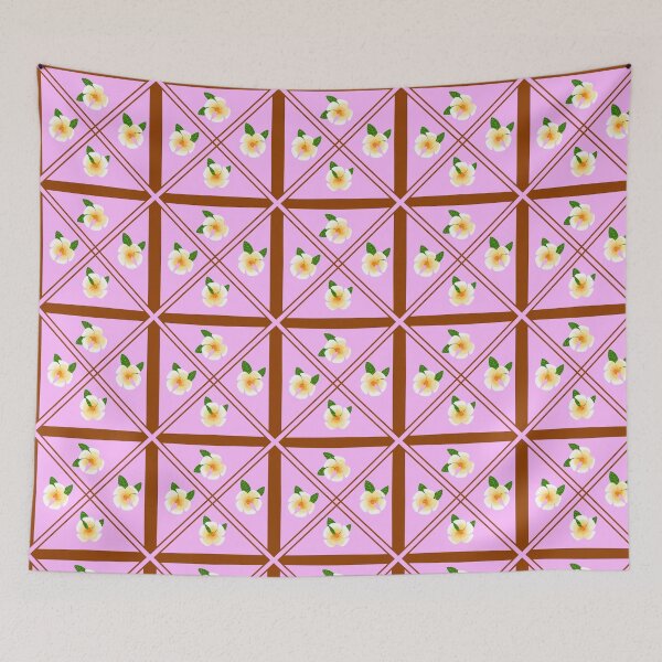 Item preview, Plumeria Tile Design designed and sold by Tinta .co.