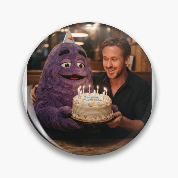 Item preview, Ryan gosling grimace Ronald mcdonald mcdonalds meme memes funny parody christmas birthday  designed and sold by CheeseBlueprint.
