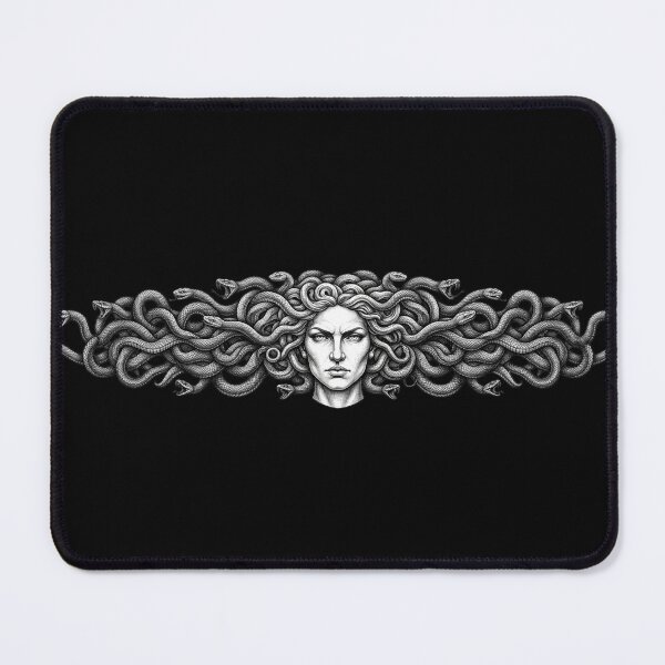 Item preview, Medusa Gorgon Dark Mythological Serpent Hair Gothic Art designed and sold by SipWithStyleArt.