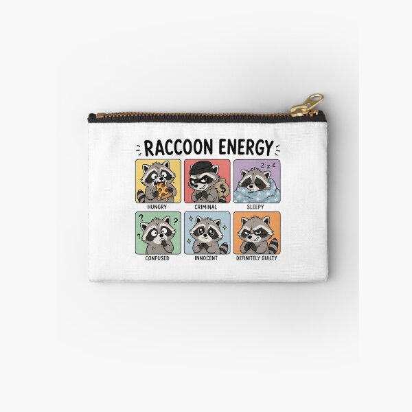 Item preview, Raccoon Energy Funny Mood Chart designed and sold by MonkiFlipp.