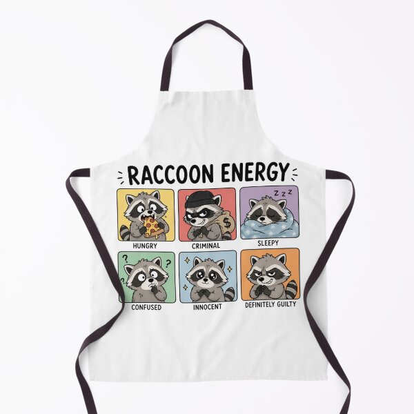 Item preview, Raccoon Energy Funny Mood Chart designed and sold by MonkiFlipp.