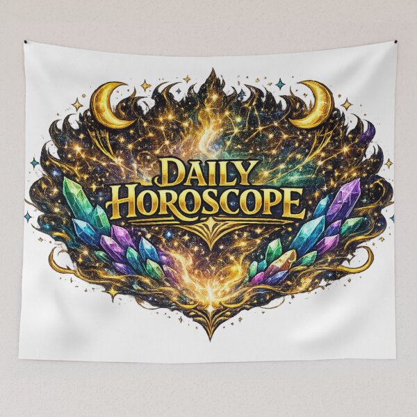 Item preview, Cosmic Crystal Daily Horoscope | Mystical Astrology Galaxy Fantasy Art T-Shirt  designed and sold by irfanshikh.