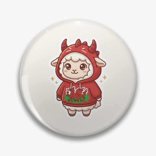 Item preview, Sheep in Welsh Hoodie – Cosy Cymru Kawaii designed and sold by Cerys-GS.