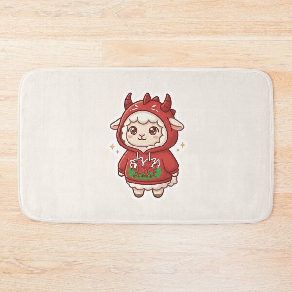 Item preview, Sheep in Welsh Hoodie – Cosy Cymru Kawaii designed and sold by Cerys-GS.