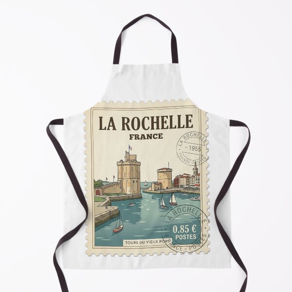 Item preview, Vintage La Rochelle France Travel Stamp designed and sold by k3rstman1.