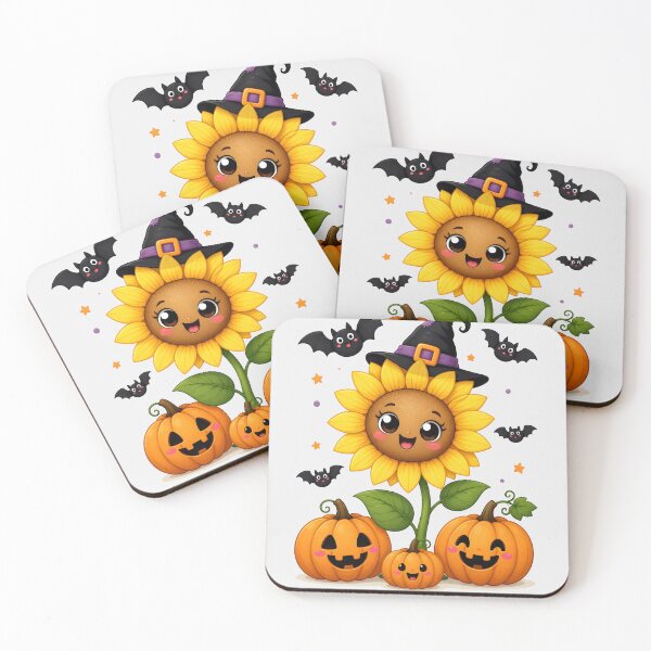 Item preview, Cute Halloween Sunflower designed and sold by naragon4289.
