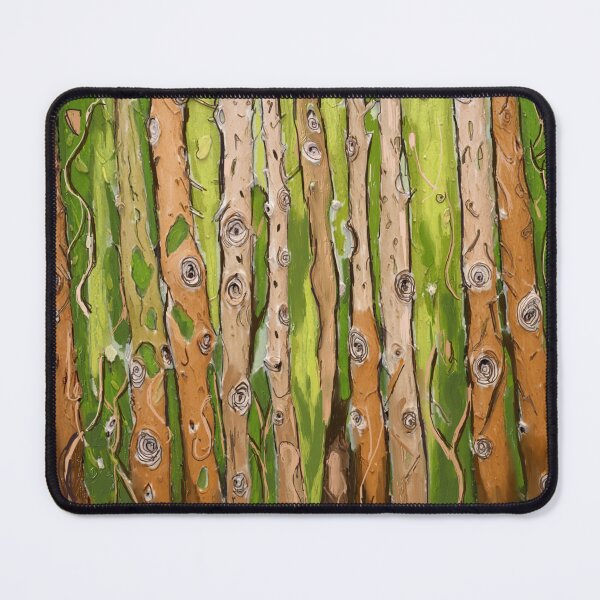 Item preview, Bamboo Whispers - Forest Texture Study - Original Artwork by Steven Bulloch designed and sold by Cobalt & Stone Art.