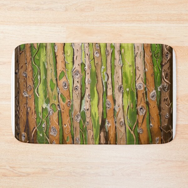 Item preview, Bamboo Whispers - Forest Texture Study - Original Artwork by Steven Bulloch  designed and sold by Cobalt & Stone Art.