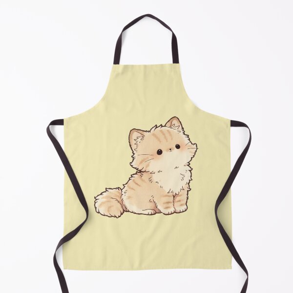 Item preview, Cute Fluffy Orange Kitten Kawaii Illustration designed and sold by jianina-alondra.