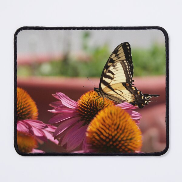 Item preview, tiger swallowtail on coneflower designed and sold by distracted.