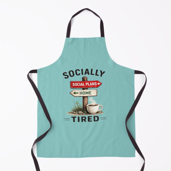 Item preview, Socially Tired | Funny Introvert Design | Home Is Better Than Social Plans Gift designed and sold by GottaPics.