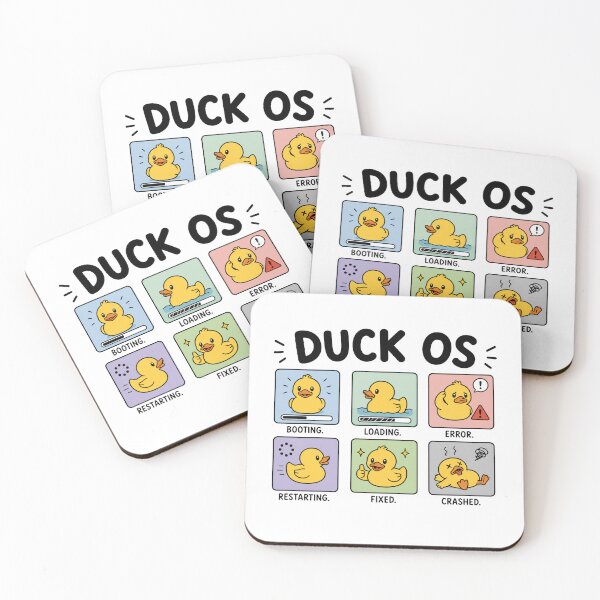 Item preview, Duck OS Funny Loading Chart designed and sold by MonkiFlipp.