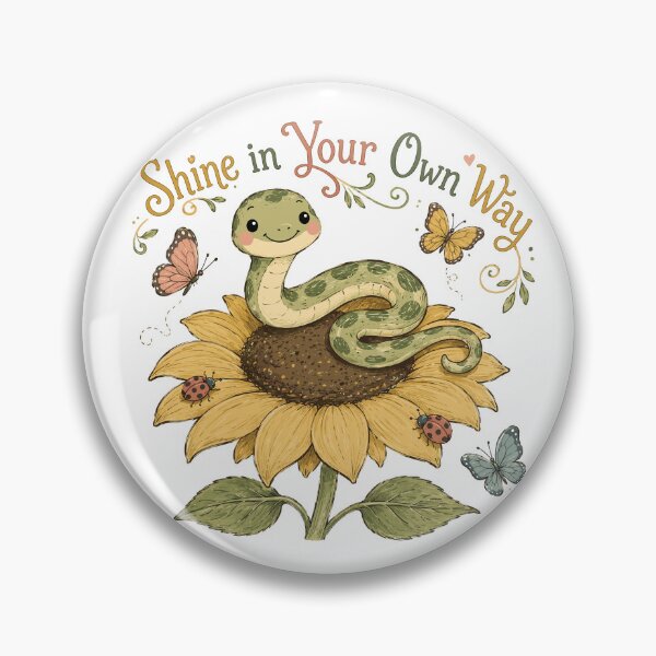 Item preview, Sunny Serpent - Cute Snake designed and sold by bapupa.