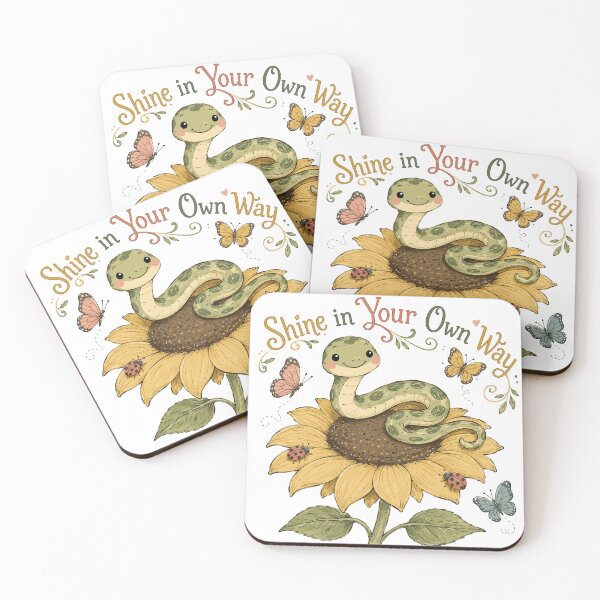 Item preview, Sunny Serpent - Cute Snake designed and sold by bapupa.