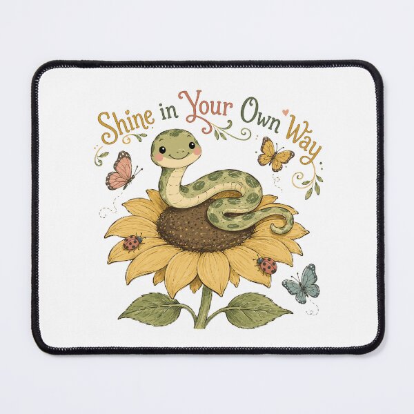 Item preview, Sunny Serpent - Cute Snake designed and sold by bapupa.