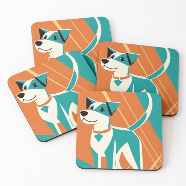 Item preview, Art - 1960s Stylized Dog, Vintage Advertising Aesthetic designed and sold by World-Pets.