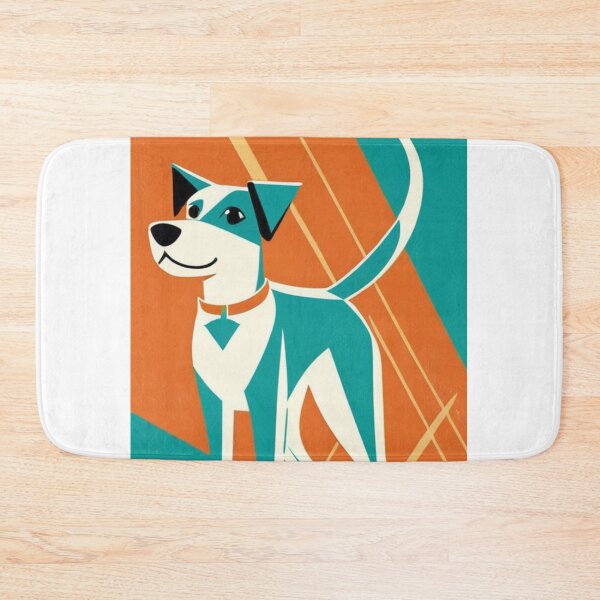 Item preview, Art - 1960s Stylized Dog, Vintage Advertising Aesthetic designed and sold by World-Pets.