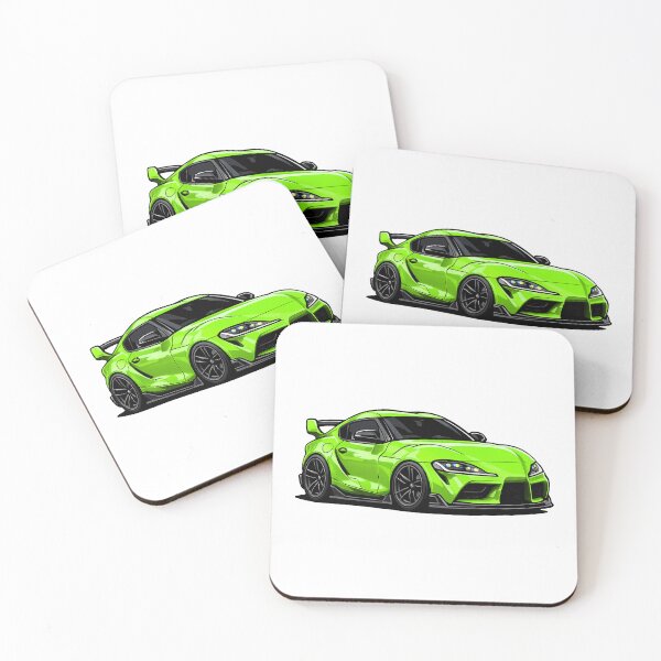 Item preview, A90 MK5 Spra Green Mini JDM Sports Car designed and sold by VenZolic.