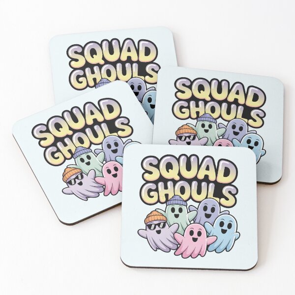 Item preview, Squad Ghouls – Cute Halloween Ghost Friends Design designed and sold by Jollys-ArtShop.