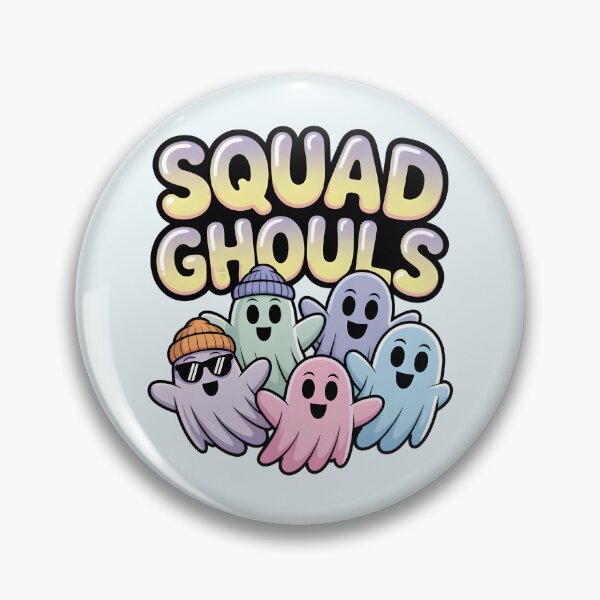 Item preview, Squad Ghouls – Cute Halloween Ghost Friends Design designed and sold by Jollys-ArtShop.