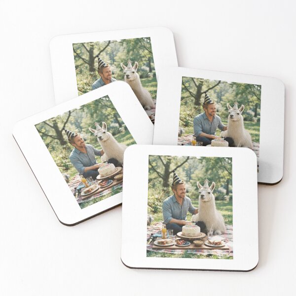 Item preview, Ryan gosling llama picnic llamas animal pet nature meme memes funny parody christmas birthday  designed and sold by CheeseBlueprint.