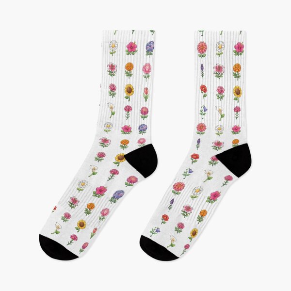 Item preview, Cute Flowers Sticker Pack Botanical Rose Daisy Lily Floral Art designed and sold by Pavnud.