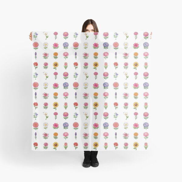 Item preview, Cute Flowers Sticker Pack Botanical Rose Daisy Lily Floral Art designed and sold by Pavnud.