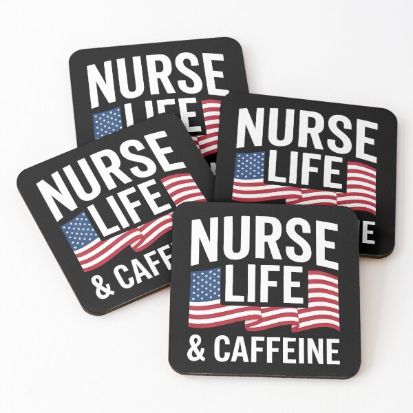 Item preview, Fueled by Coffee Nurse Life Funny Medical designed and sold by fawzimorsy.