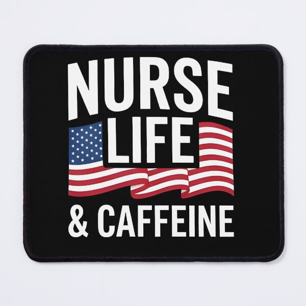 Item preview, Fueled by Coffee Nurse Life Funny Medical designed and sold by fawzimorsy.