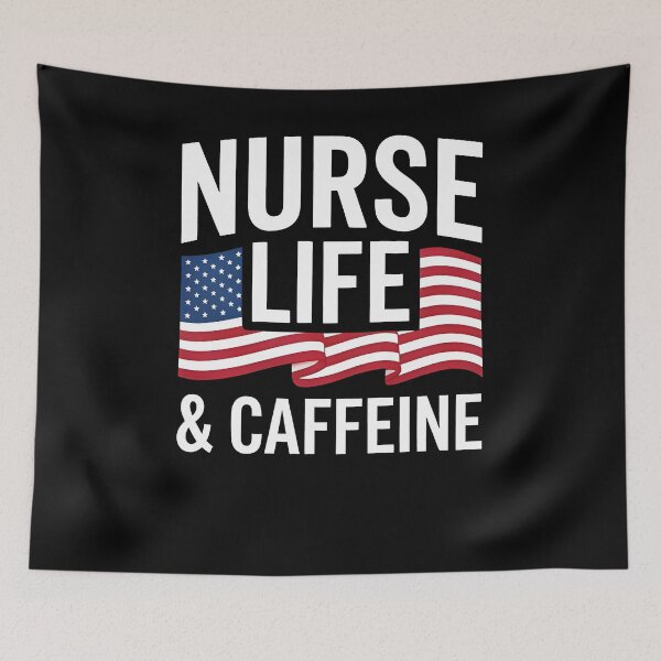 Item preview, Fueled by Coffee Nurse Life Funny Medical designed and sold by fawzimorsy.