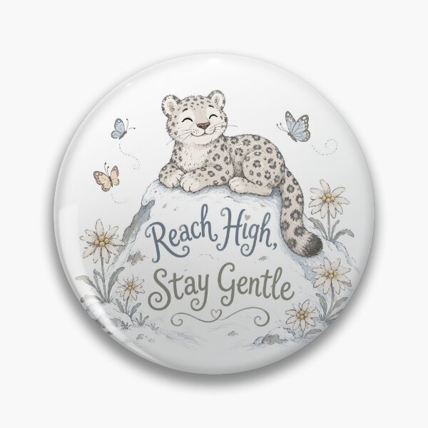 Item preview, Mountain Dreamer - Cute Snow Leopard designed and sold by bapupa.