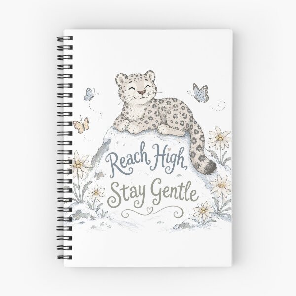 Item preview, Mountain Dreamer - Cute Snow Leopard designed and sold by bapupa.