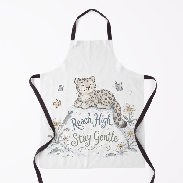 Item preview, Mountain Dreamer - Cute Snow Leopard designed and sold by bapupa.