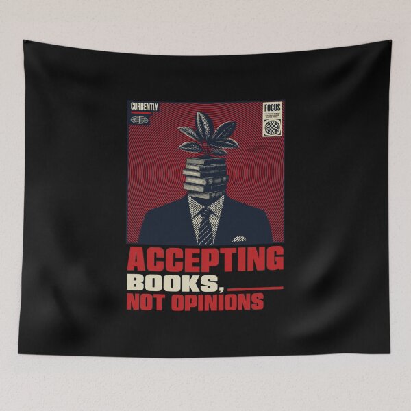 Item preview, Currently Accepting Books, Not Opinions designed and sold by StockAnime.