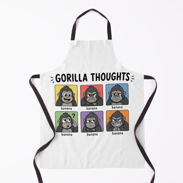 Item preview, Gorilla Thoughts Banana Meme Chart designed and sold by MonkiFlipp.